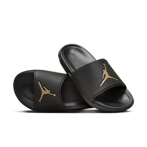 【NIKE】JORDAN JUMPMAN SLIDE 男鞋 拖鞋 Slipper 黑金色-FQ1598007