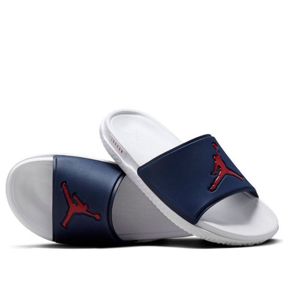  【NIKE】JORDAN JUMPMAN SLIDE 男鞋 拖鞋 Slipper 藍白色-FQ1598402