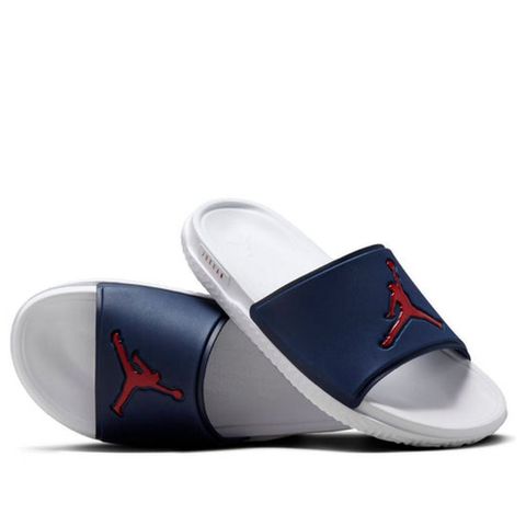 【NIKE】JORDAN JUMPMAN SLIDE 男鞋 拖鞋 Slipper 藍白色-FQ1598402