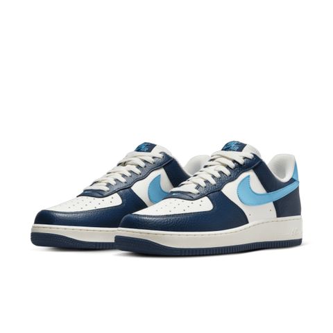 【NIKE】AIR FORCE 1 07 男鞋 休閒鞋 藍白色-HJ9291478