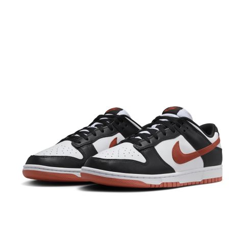 【NIKE】NIKE DUNK LOW RETRO 男鞋 休閒鞋 黑白色-DV0833108