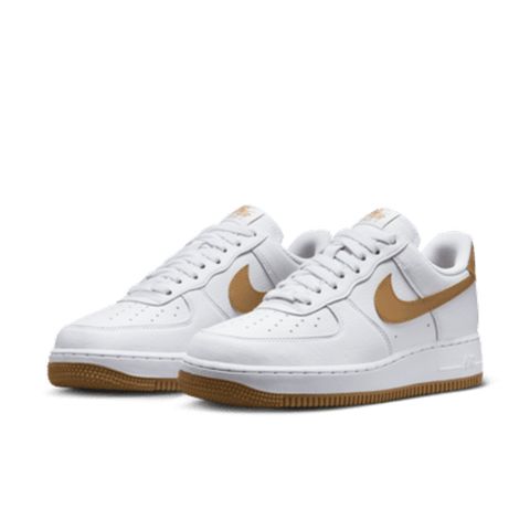 NIKE 耐吉 【NIKE】W AIR FORCE 1 07 NEXT NATURE 女鞋 休閒鞋 白棕色-DC9486103