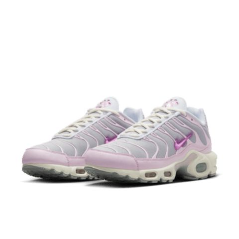 NIKE 耐吉 【NIKE】WMNS AIR MAX PLUS 女鞋 休閒鞋 灰粉色-HM3692061