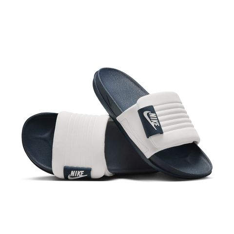 NIKE 耐吉 【NIKE】NIKE OFFCOURT ADJUST SLIDE 男鞋 拖鞋 Slipper 藍白色-DQ9624101