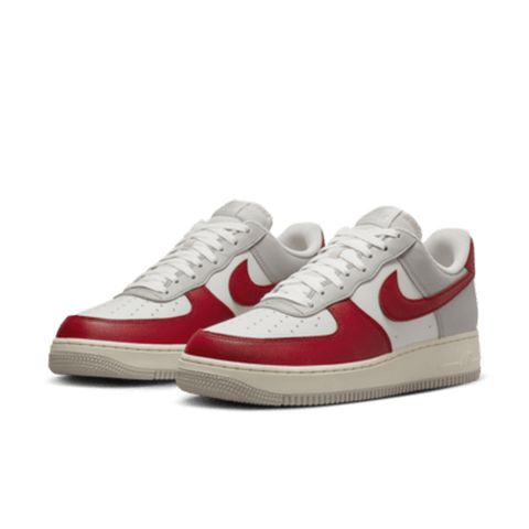 NIKE 耐吉 【NIKE】AIR FORCE 1 07 LV8 男鞋 休閒鞋 白灰紅-HJ9094012