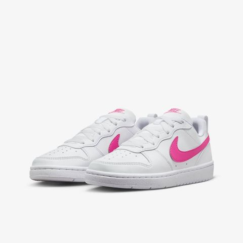 NIKE 耐吉 【NIKE】COURT BOROUGH LOW RECRAFT (GS) 中大童 童鞋 女鞋 休閒鞋 白粉色-DV5456113