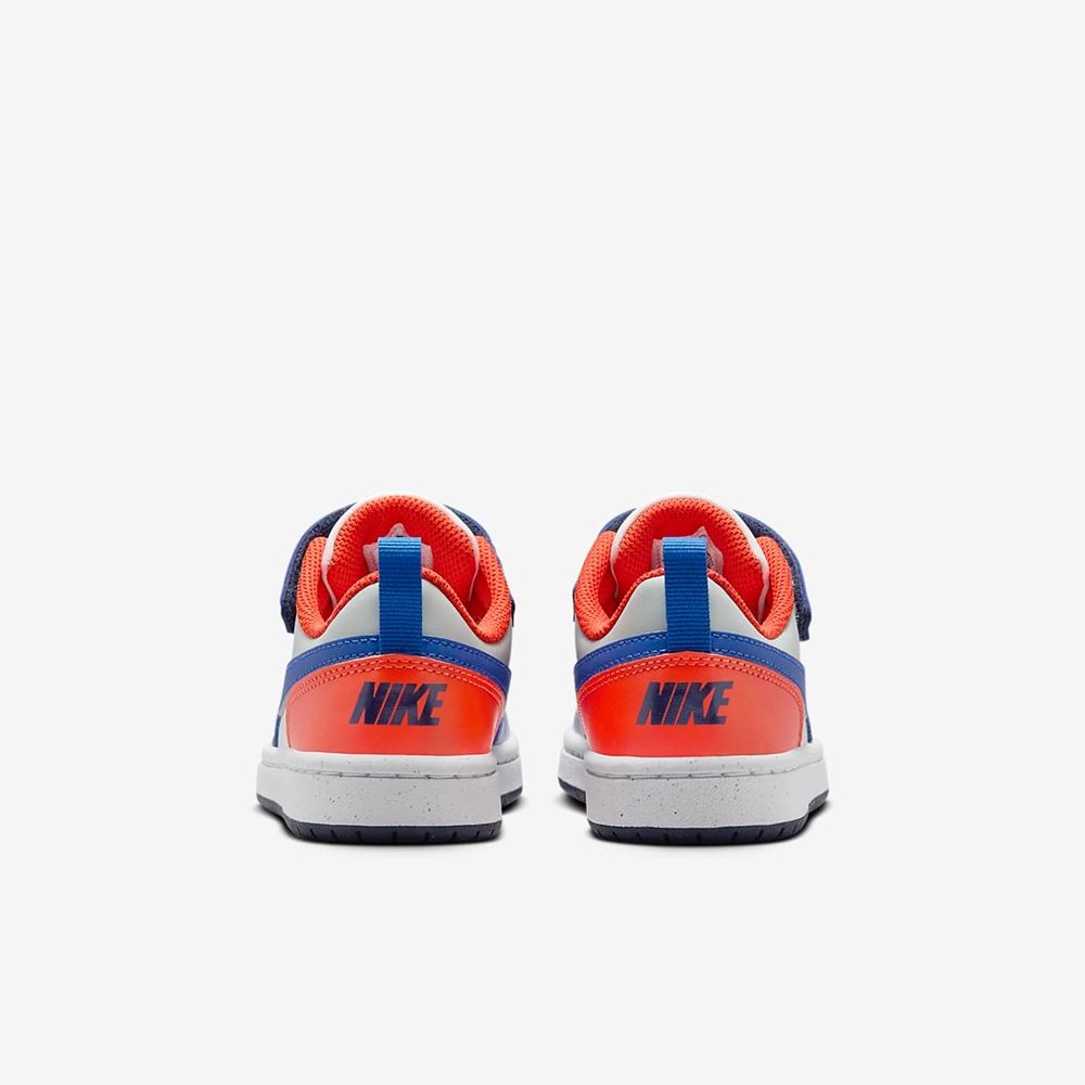 NIKE 耐吉 【NIKE】COURT BOROUGH LOW RECRAFT (PS) 中大童 童鞋 籃球鞋 藍橘色-DV5457401