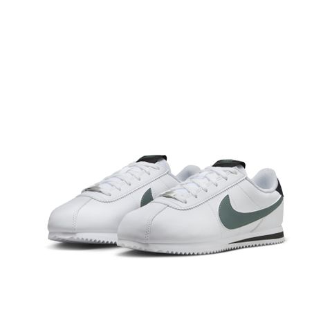 NIKE 耐吉 【NIKE】NIKE KIDS CORTEZ (GS) 中大童 童鞋 女鞋 休閒鞋  白綠色-DM0950106