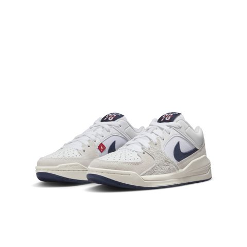 NIKE 耐吉 【NIKE】JORDAN STADIUM 90 (GS) 中大童 童鞋 女鞋 籃球鞋 米白色-DX4399146