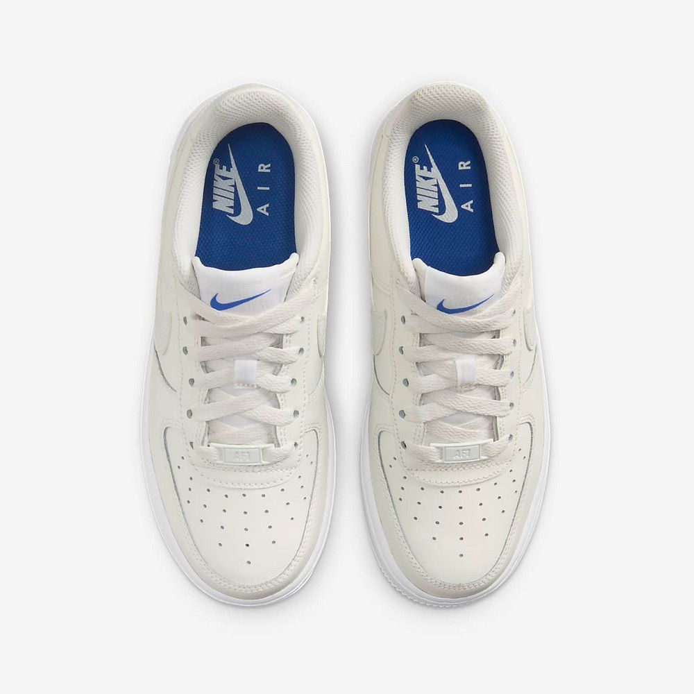 NIKE 耐吉 【NIKE】AIR FORCE 1 LV8 1 (GS) 中大童 童鞋 女鞋 休閒鞋 米白色-FV7725100