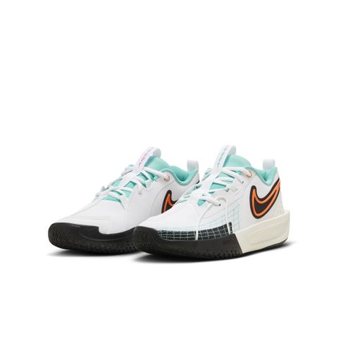 NIKE 耐吉 【NIKE】G.T. CUT 3 (GS) 中大童 童鞋 女鞋 籃球鞋 白綠色-HM3723101