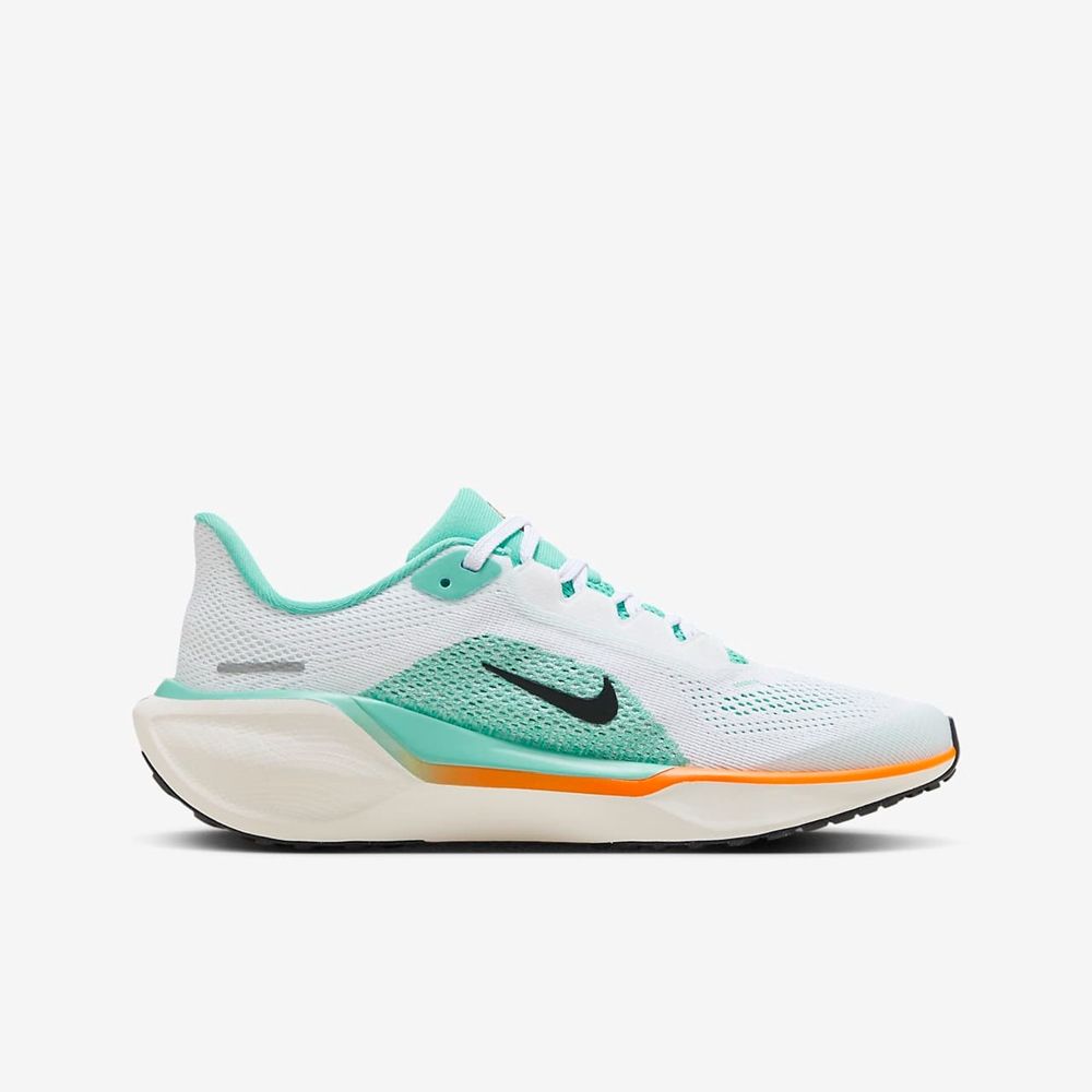 NIKE 耐吉 【NIKE】AIR ZOOM PEGASUS 41 (GS) 中大童 童鞋 女鞋 跑步鞋 白綠色-HM3724101