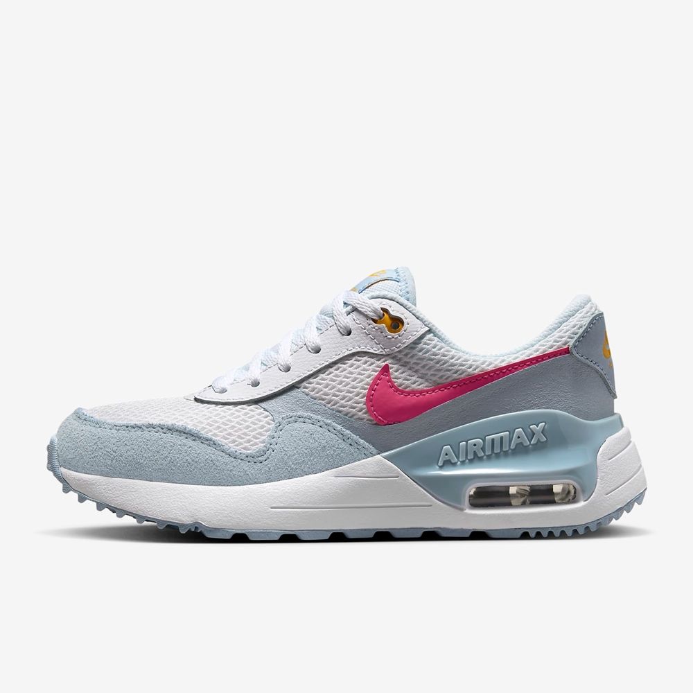 NIKE 耐吉 【NIKE】AIR MAX SYSTM (GS) 中大童  童鞋 女鞋 休閒鞋 白藍色-DQ0284113