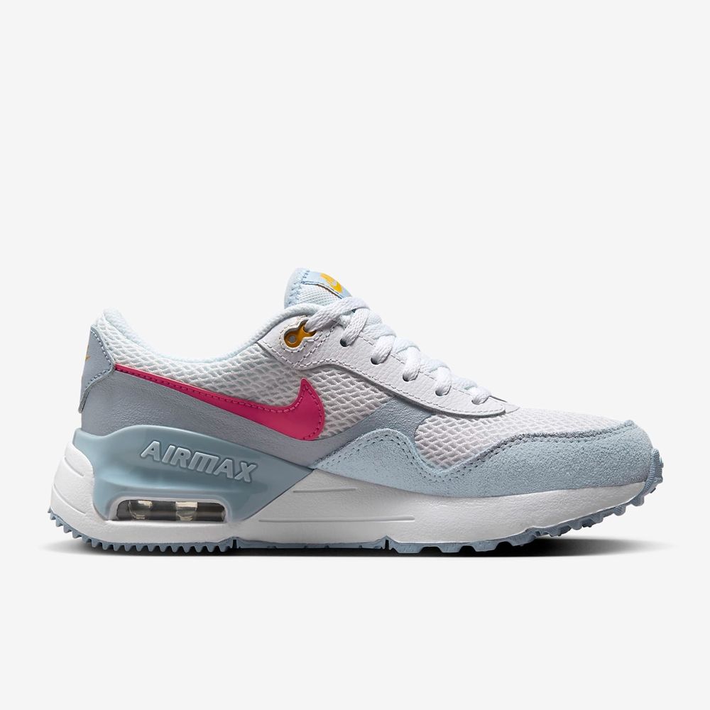 NIKE 耐吉 【NIKE】AIR MAX SYSTM (GS) 中大童  童鞋 女鞋 休閒鞋 白藍色-DQ0284113