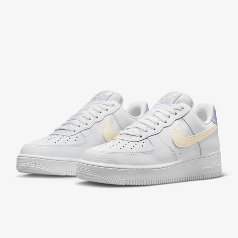 NIKE 耐吉 【NIKE】WMNS NIKE AIR FORCE 1 07 女鞋 休閒鞋 白黃色-FN3501100