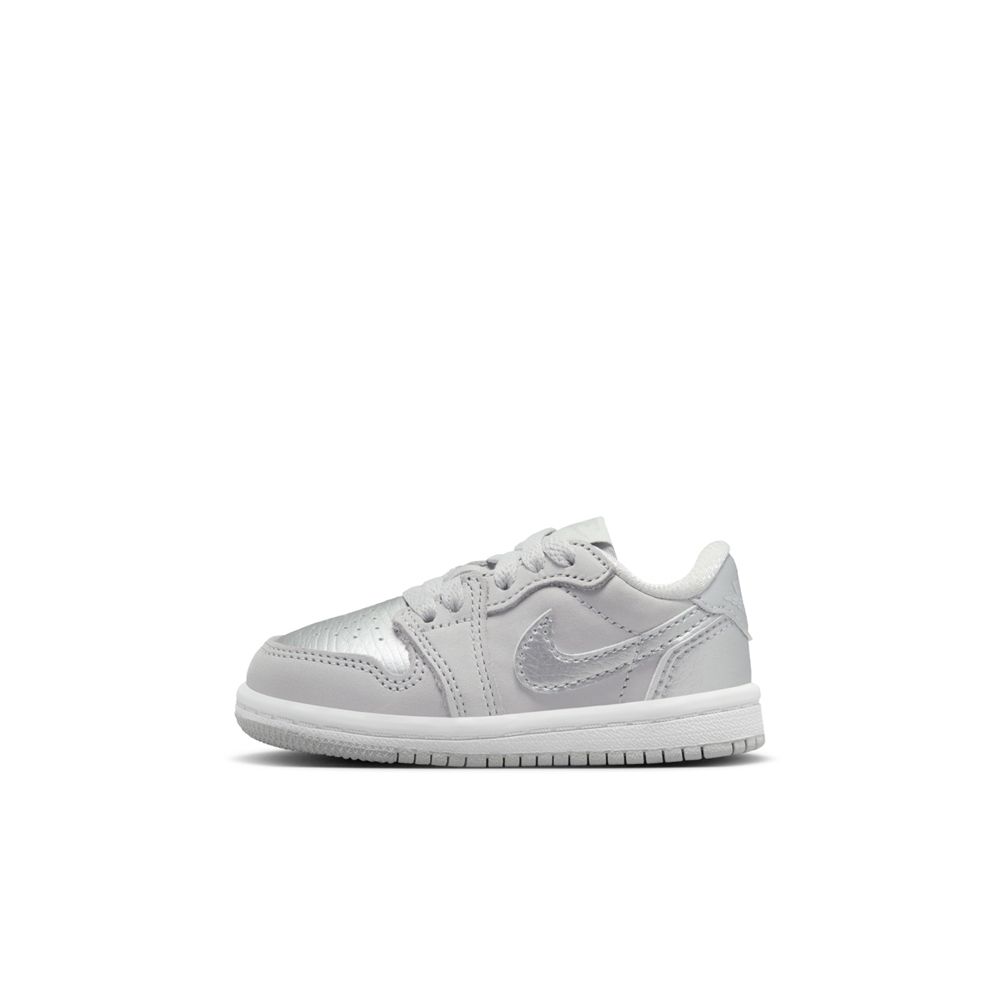 NIKE 耐吉 【NIKE】JORDAN 1 RETRO LOW OG (TD) 嬰幼 童鞋 籃球鞋 銀色-FQ5435002