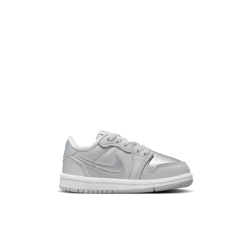 NIKE 耐吉 【NIKE】JORDAN 1 RETRO LOW OG (TD) 嬰幼 童鞋 籃球鞋 銀色-FQ5435002