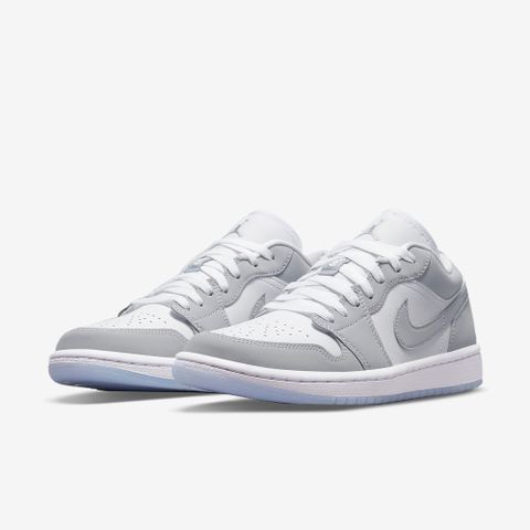 NIKE 耐吉 【NIKE】WMNS AIR JORDAN 1 LOW 女鞋 籃球鞋 灰白色-DC0774105