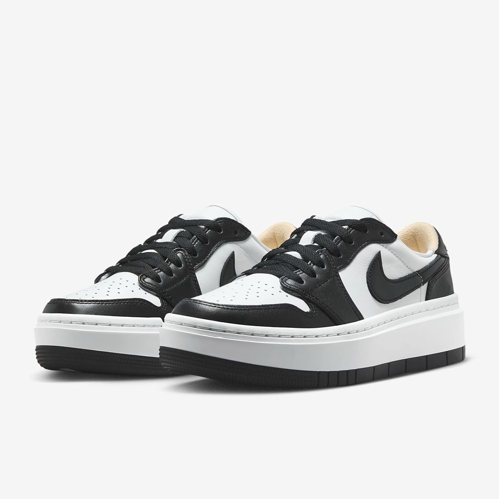 NIKE 耐吉 【NIKE】WMNS AIR JORDAN 1 ELEVATE LOW 女鞋 籃球鞋 黑白色-DH7004109