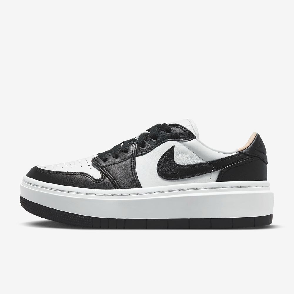 NIKE 耐吉 【NIKE】WMNS AIR JORDAN 1 ELEVATE LOW 女鞋 籃球鞋 黑白色-DH7004109