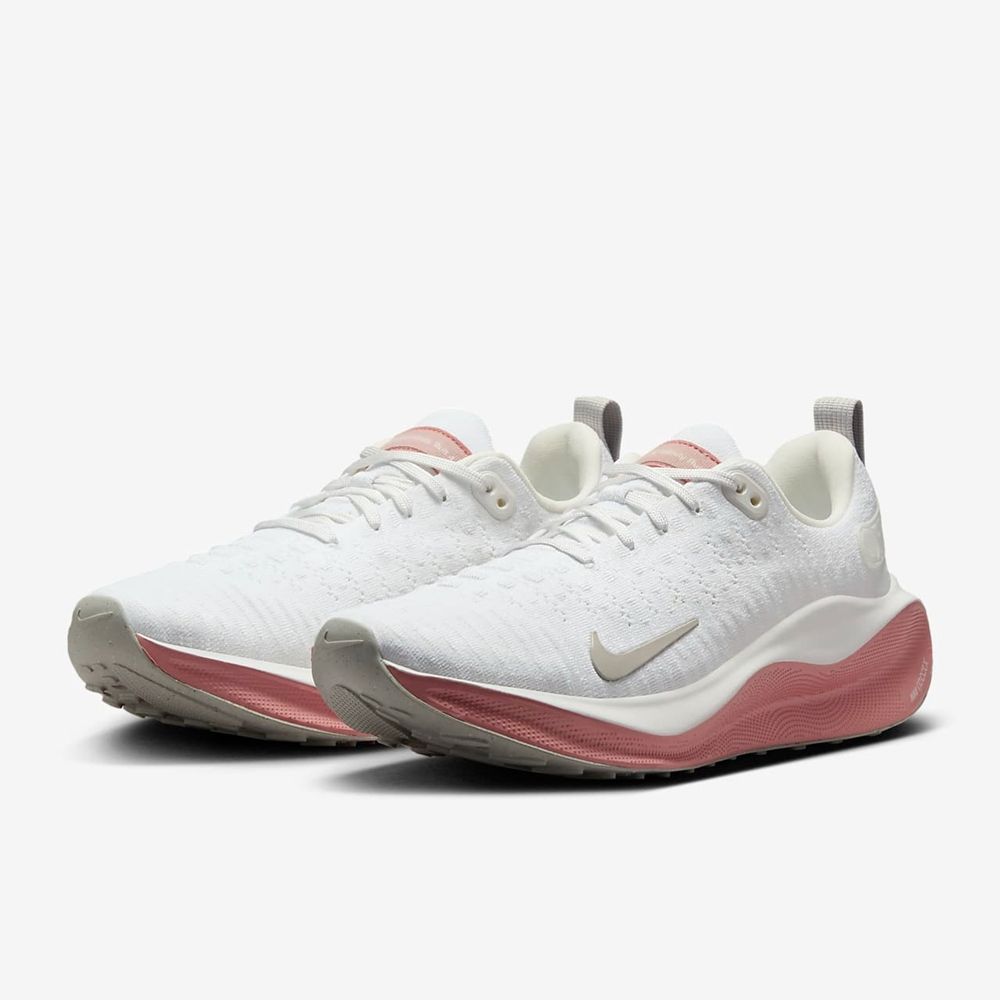 NIKE 耐吉 【NIKE】W NIKE REACTX INFINITY RUN 4 女鞋 跑步鞋 白粉色-DR2670106