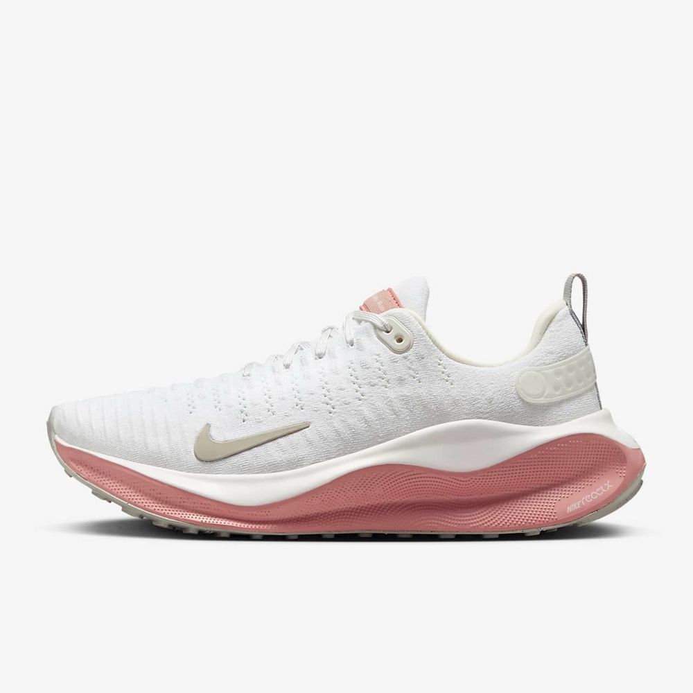 NIKE 耐吉 【NIKE】W NIKE REACTX INFINITY RUN 4 女鞋 跑步鞋 白粉色-DR2670106