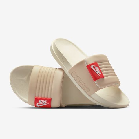 NIKE 耐吉 【NIKE】W NIKE OFFCOURT ADJUST SLIDE 女鞋 拖鞋 Slipper 淺棕色-DV1033100