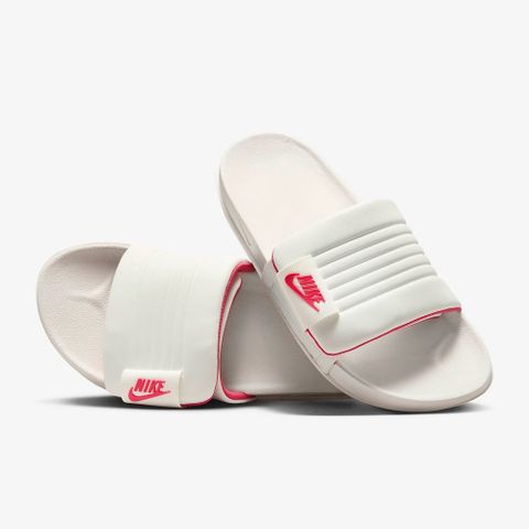 NIKE 耐吉 【NIKE】W NIKE OFFCOURT ADJUST SLIDE 女鞋 拖鞋 Slipper 白粉色-DV1033102