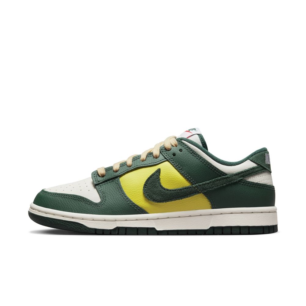 NIKE 耐吉 【NIKE】W NIKE DUNK LOW SE 女鞋 休閒鞋 綠黃色-FD0350133