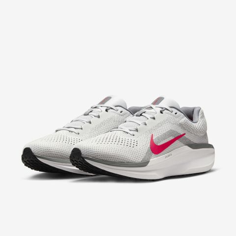 NIKE 耐吉 【NIKE】NIKE AIR WINFLO 11 男 跑步鞋 灰紅色-FJ9509005