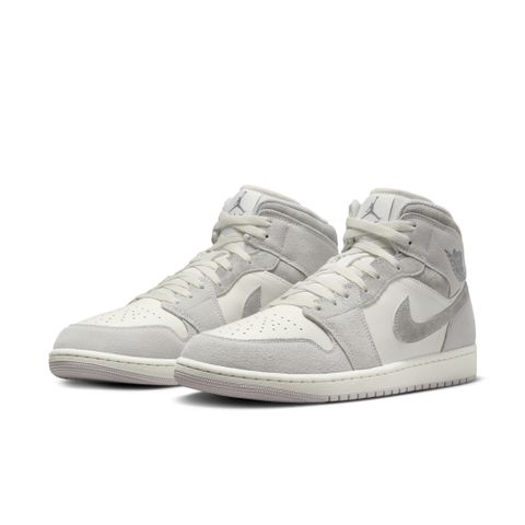 NIKE 耐吉 【NIKE】AIR JORDAN 1 MID SE 男鞋 籃球鞋 灰白色-FQ7720002