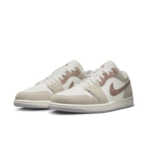 NIKE 耐吉 【NIKE】AIR JORDAN 1 LOW SE 男鞋 籃球鞋 白棕色-HF1567200