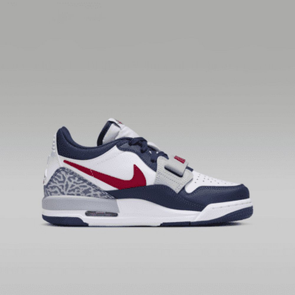 NIKE 耐吉 【NIKE】AIR JORDAN LEGACY 312 LOW (GS) 中大童 童鞋 籃球鞋 白藍色-CD9054164