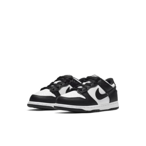 NIKE 耐吉 【NIKE】NIKE DUNK LOW (PS) 中大童 童鞋 女鞋 休閒鞋 黑白色-CW1588100