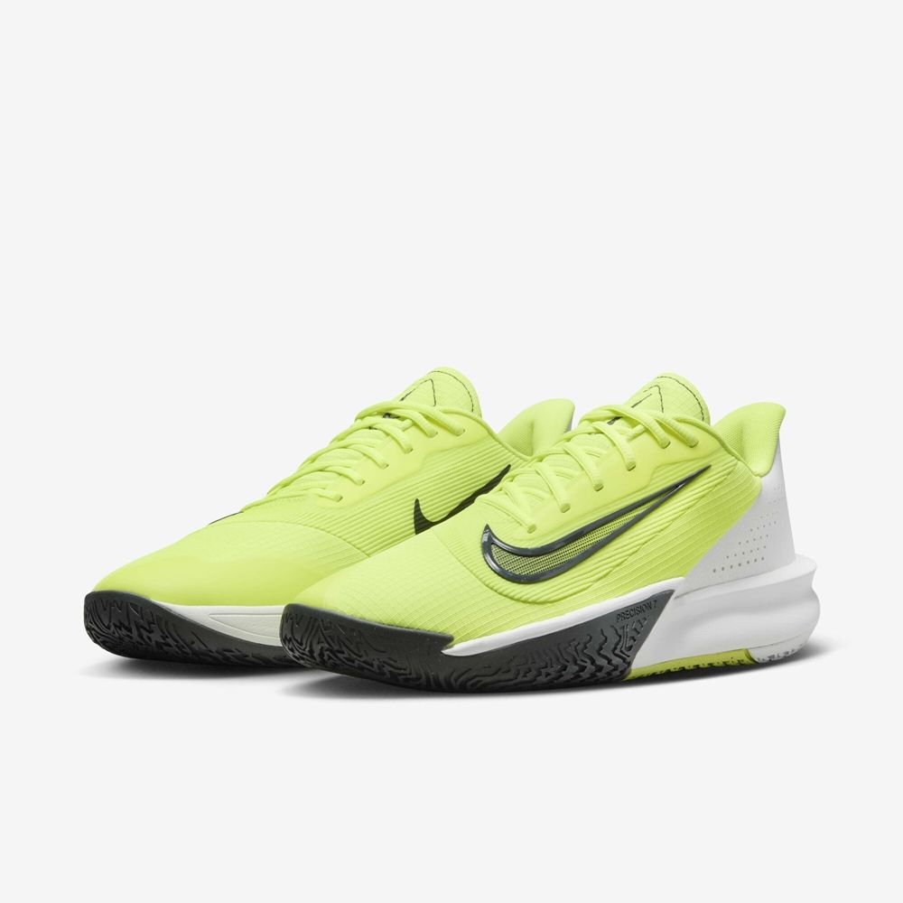 NIKE 耐吉 【NIKE】NIKE PRECISION VII 男鞋 籃球鞋 白黃色-FN4322700