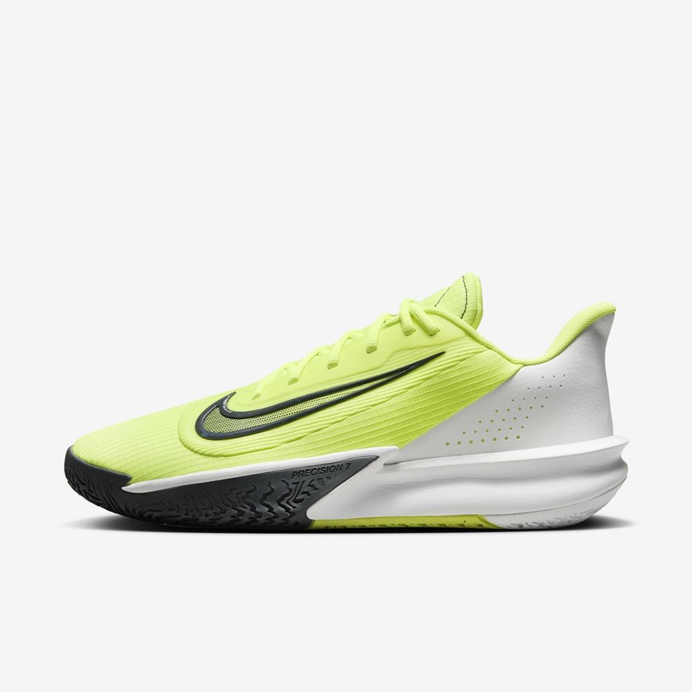 NIKE 耐吉 【NIKE】NIKE PRECISION VII 男鞋 籃球鞋 白黃色-FN4322700