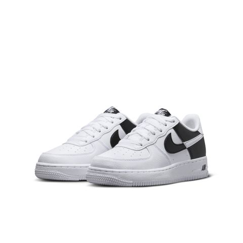 NIKE 耐吉 【NIKE】NIKE AIR FORCE 1 NN GS 中大童 童鞋 女鞋 休閒鞋 白黑色-HF9096100