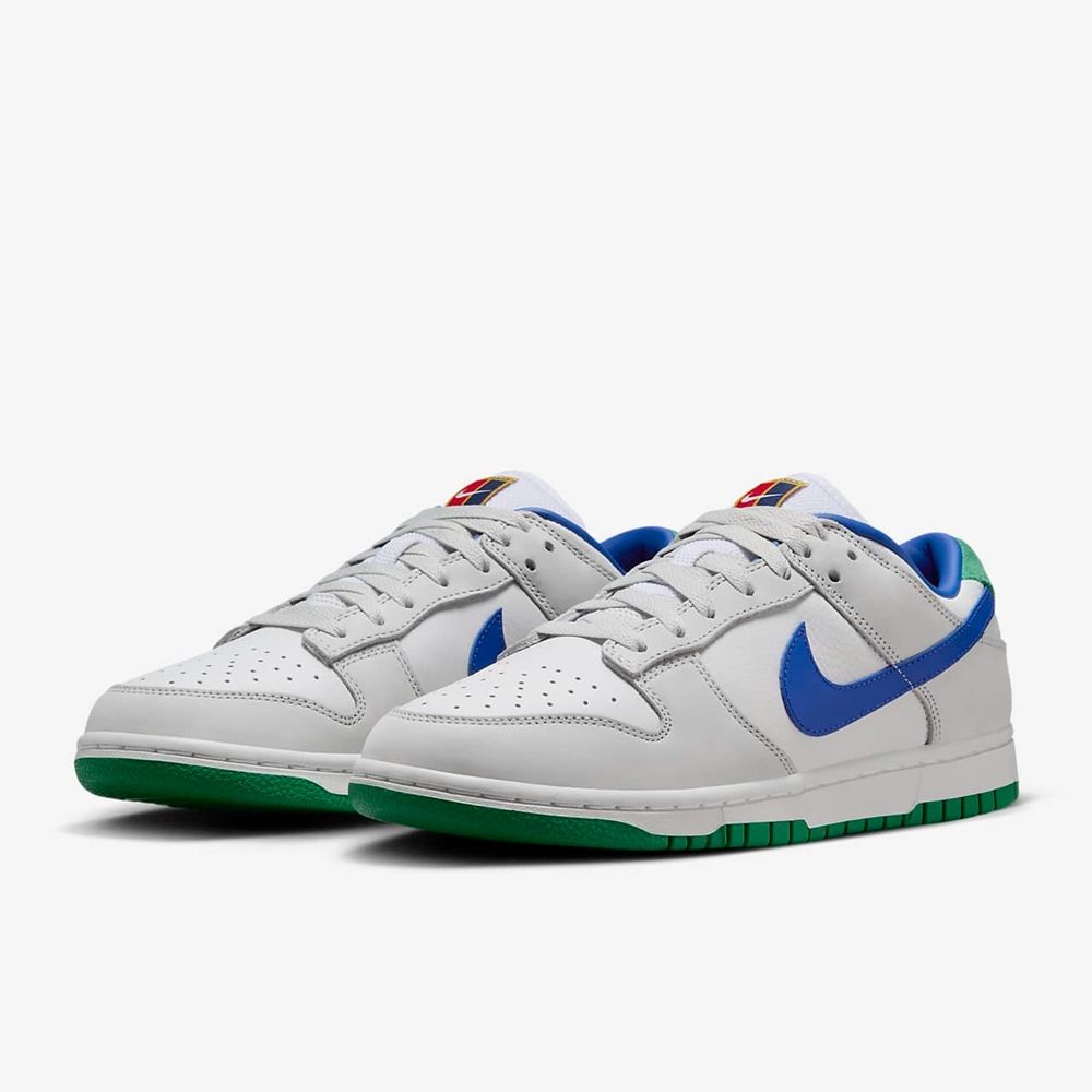 NIKE 耐吉 【NIKE】W NIKE DUNK LOW PRM 女鞋 休閒鞋 白藍綠-FB7910100