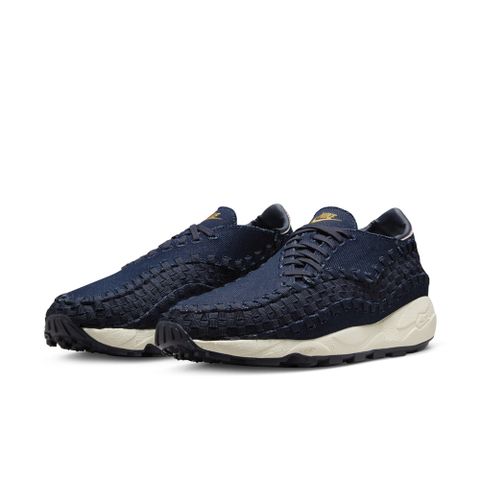 NIKE 耐吉 【NIKE】NIKE AIR FOOTSCAPE WOVEN 女鞋 休閒鞋 深藍色-HF1759400