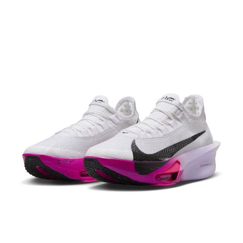 NIKE 耐吉 【NIKE】W AIR ZOOM ALPHAFLY NEXT% 3 女鞋 跑步鞋 白紫色-FD8315100