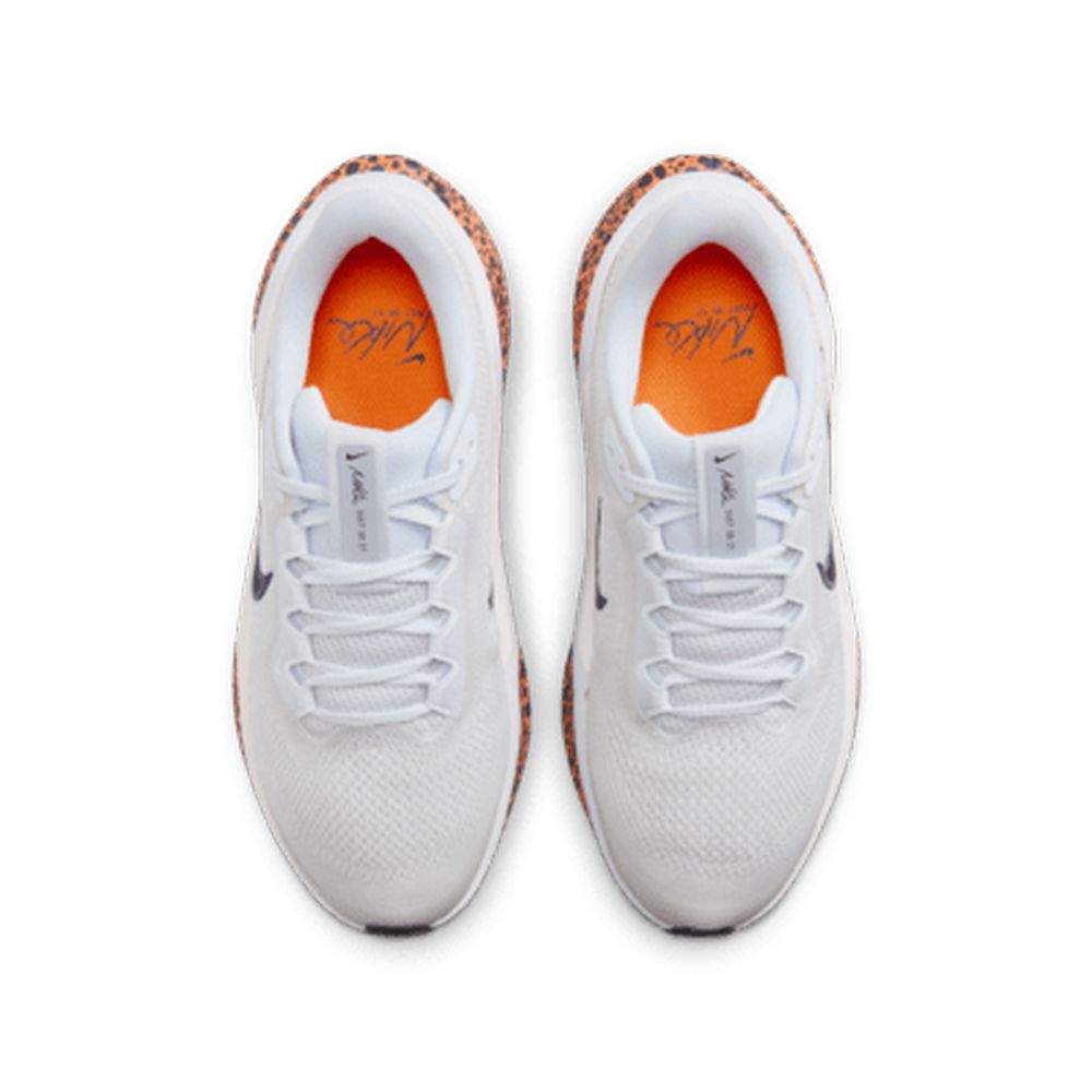 NIKE 耐吉 【NIKE】AIR ZOOM PEGASUS 41 SE (GS) 中大童 童鞋 女鞋 跑步鞋 白橘色-FV3461001