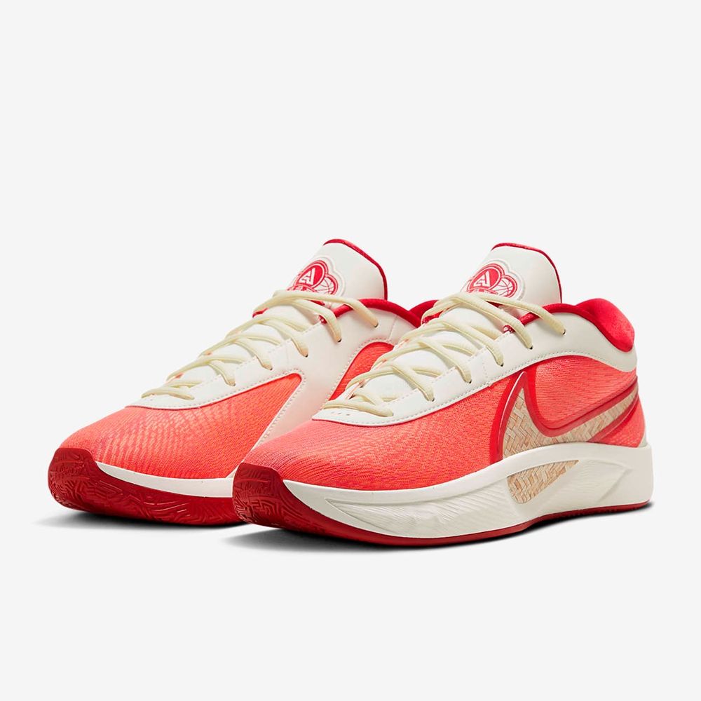 NIKE 耐吉 【NIKE】GIANNIS FREAK 6 EP 男鞋 籃球鞋 紅白色-HQ4079100