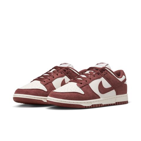 NIKE 耐吉 WMNS NIKE DUNK LOW 女鞋 休閒鞋 白/紅棕色-HJ7673001