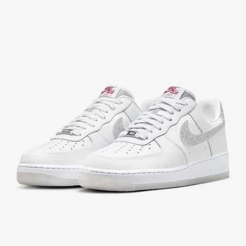 NIKE 耐吉 WMNS AIR FORCE 1 07 LX 女鞋 休閒鞋 白/銀色-HQ3461191