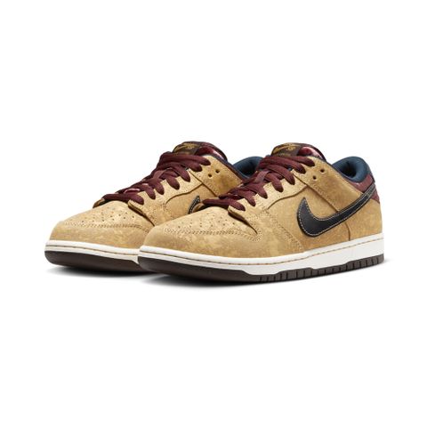 NIKE 耐吉 NIKE SB DUNK LOW PRO 男鞋 女鞋 滑板鞋 電影之城 卡其色 酒紅-FZ1278200