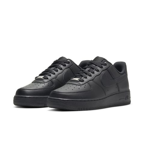 NIKE 耐吉 WMNS AIR FORCE 1 07 女鞋 休閒鞋 全黑-DD8959001