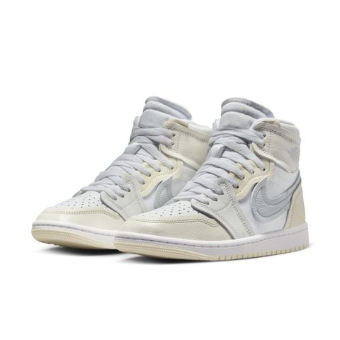 【NIKE】WMNS AIR JORDAN 1 MM HIGH 女鞋 籃球鞋 米白灰-FB9891100