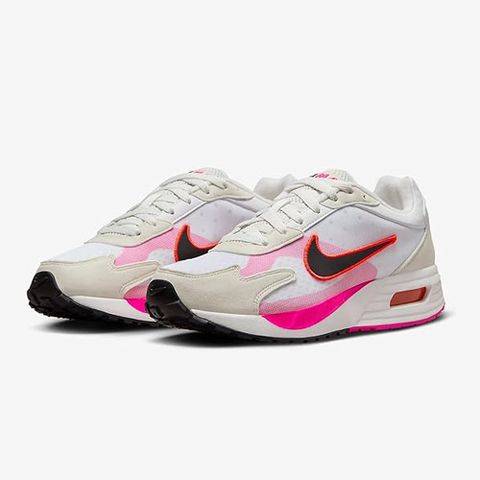 【NIKE】W NIKE AIR MAX SOLO 女鞋 休閒鞋 米 白 亮粉紅-FN0784102