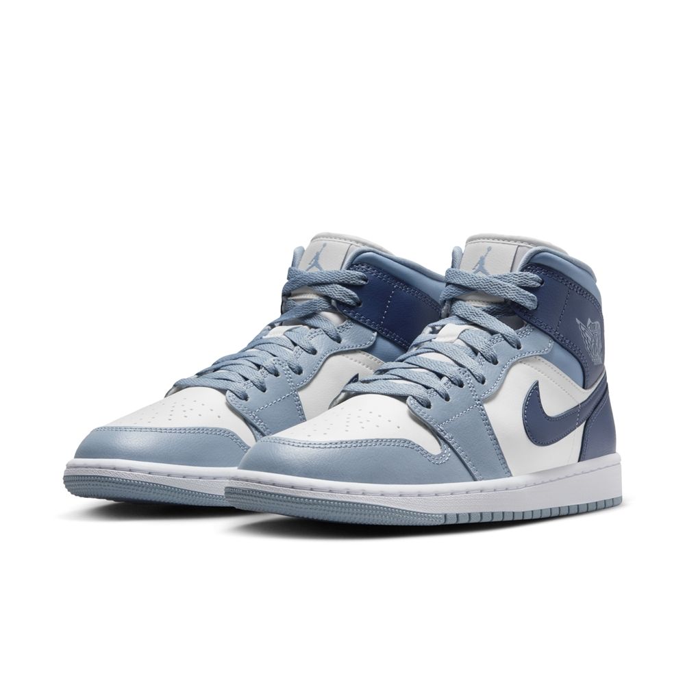 NIKE】WMNS AIR JORDAN 1 MID 女鞋籃球鞋藍白-BQ6472140 - PChome 24h購物