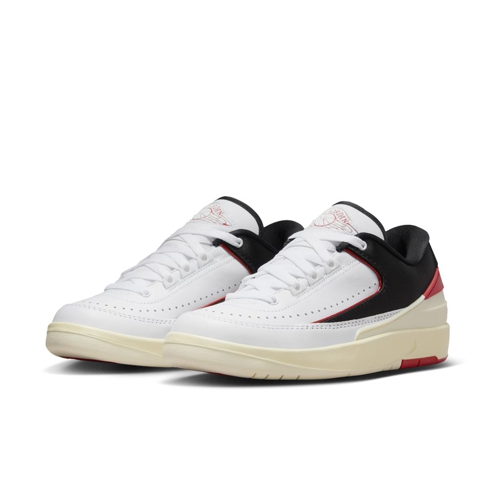 NIKE】WMNS AIR JORDAN 2 RETRO LOW 女鞋籃球鞋白黑紅-FD4849106